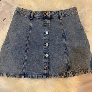 H&M Divided Mini Denim Skirt